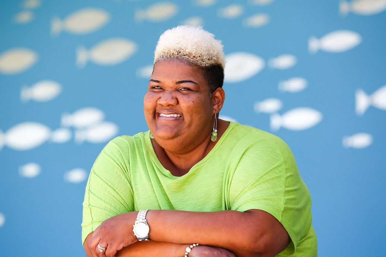 Sister Pooh on location at the Tennessee Aquarium