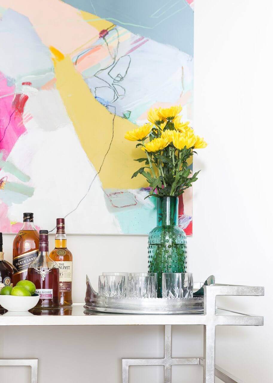 Julie has a showroom in the hip Nashville neighborhood of 12 South. There, you can find fabulous pieces of original art, furniture and accessories. Image: Alyssa Rosenheck