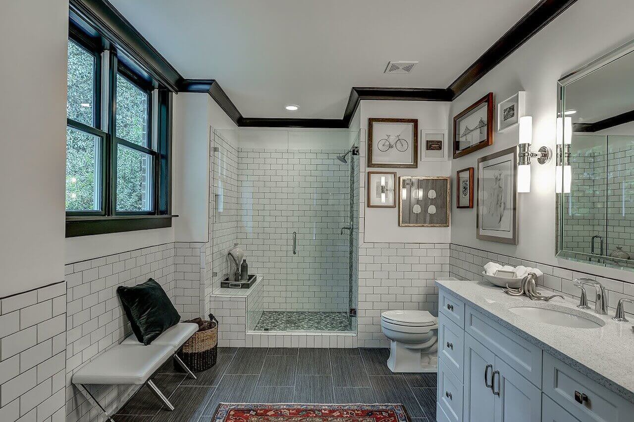 leah atkins design styleblueprint atlanta bathroom