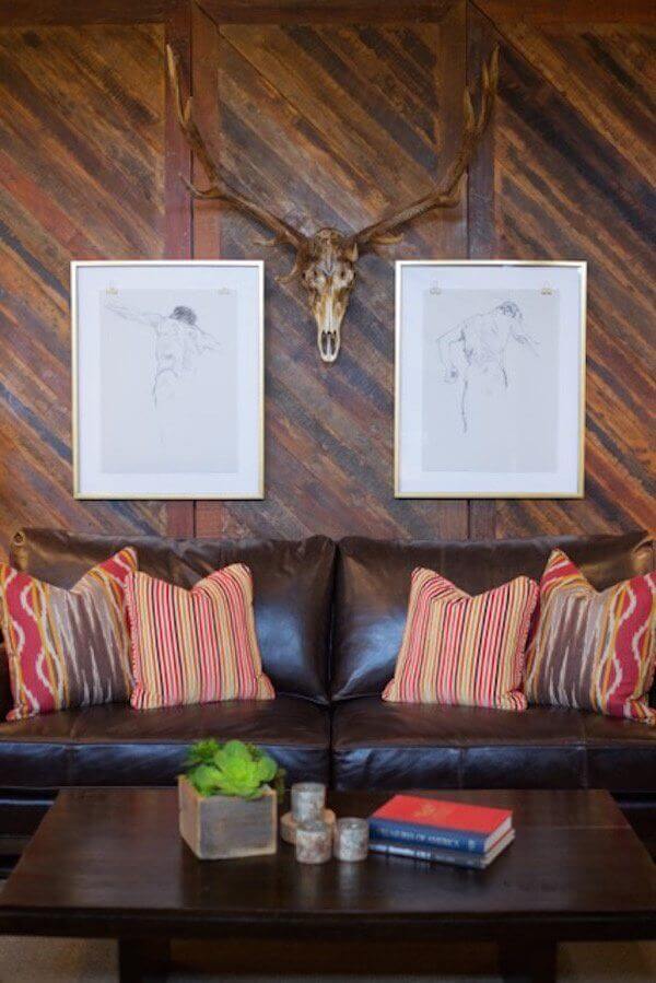 Mix up your mediums and subjects when thinking about where to hang your art.