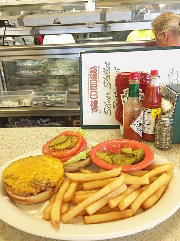 Traditional Southern restaurants aren't known for their vegetarian-friendly options, but The Silver Skillet does serve a killer veggie burger smothered in cheese.