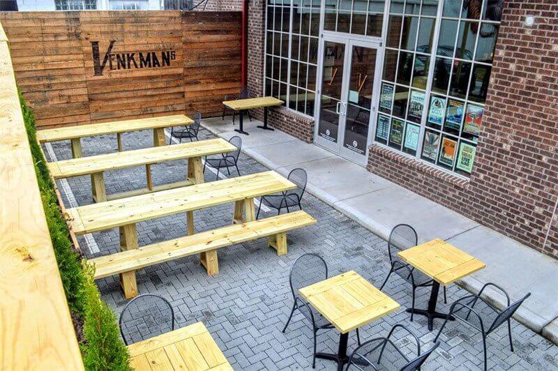 Enjoy a Beam Me Up on the Venkman's patio.