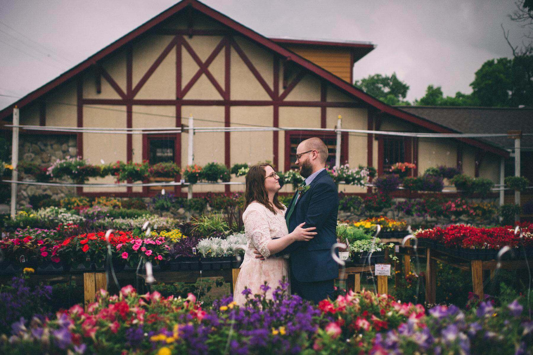“It was so much fun to go out in public, all dressed up and just married,” Jessica says. “Lots of people congratulated us and we even got a free slice of cake! I love that we got to experience our first day of marriage savoring that ‘just married’ feeling, without having to go right into celebration mode.” treehouse elopement