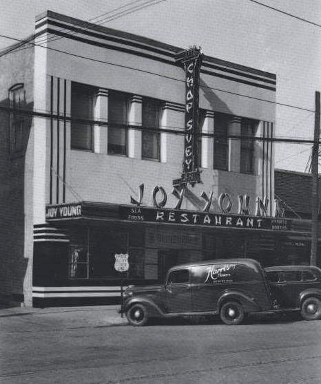 Joy Young Restaurant in 1937 | Image: Jim Hahn of You Know You Grew Up in Birmingham, Alabama, If