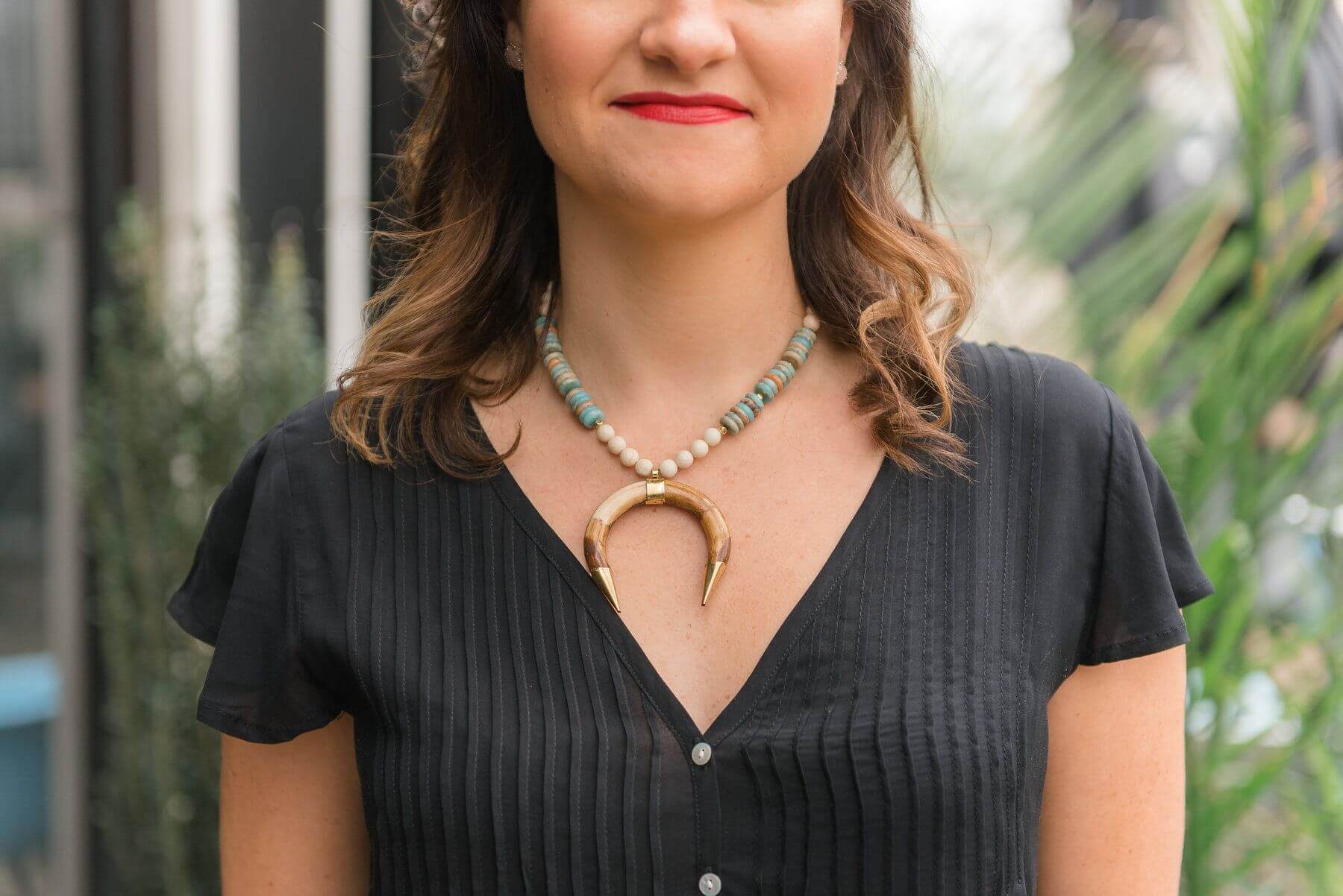 From The Swanky Stork: Statement necklace, $44 From The Swanky Stork: Statement necklace, $44