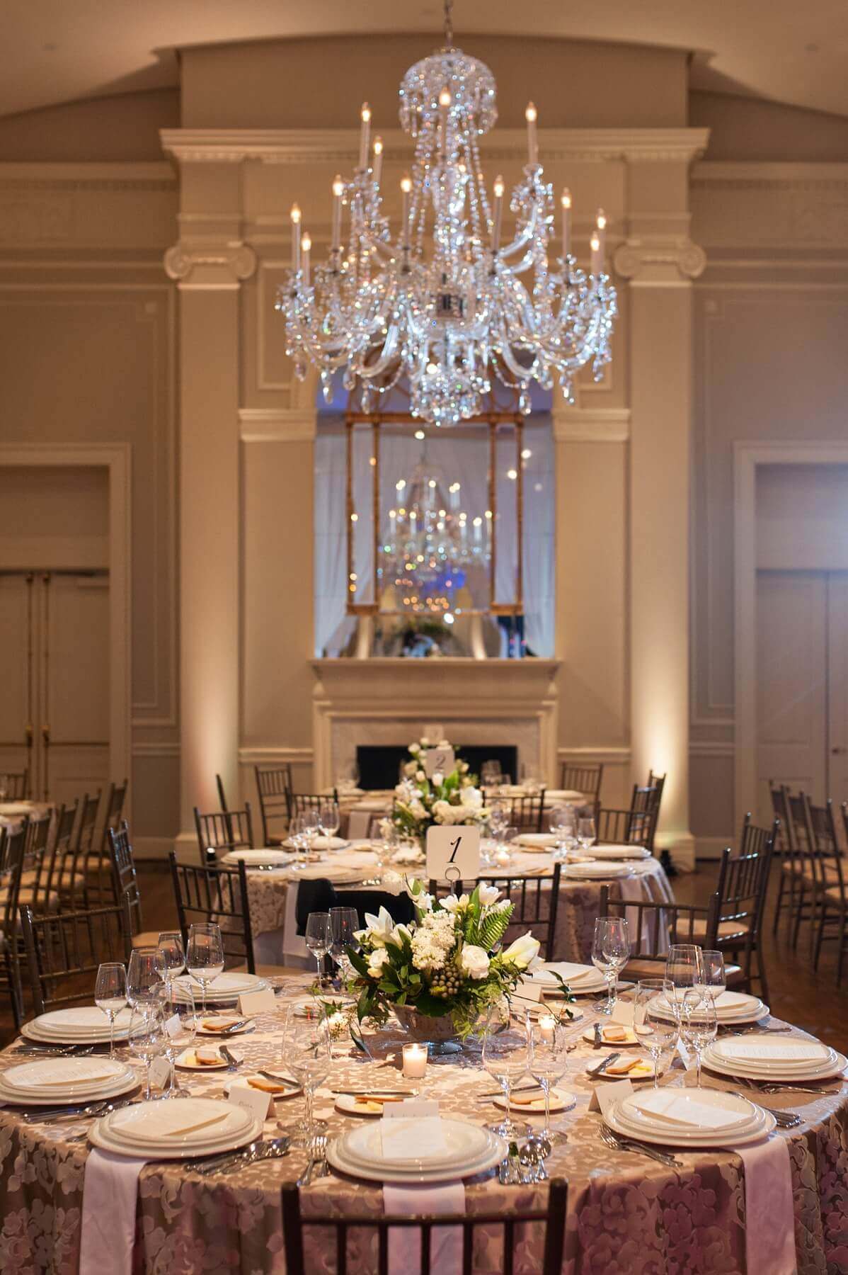 The reception featured a sit-down, family-style dinner with a wide selection of options for every dietary need.