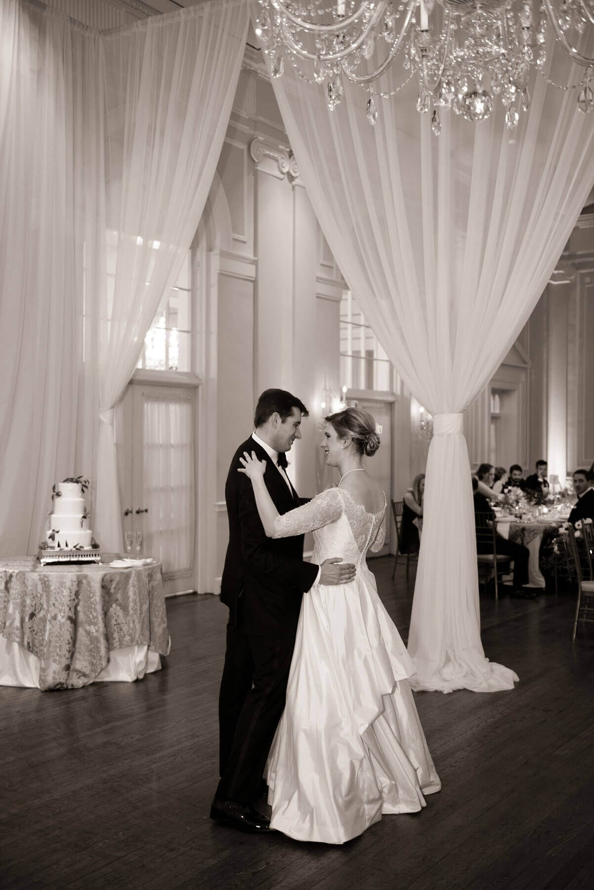 Clem and Charlie’s first dance was to “Only You” by Anderson East.