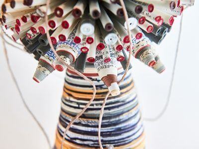 Pencil sculpture by Mia Badham 
