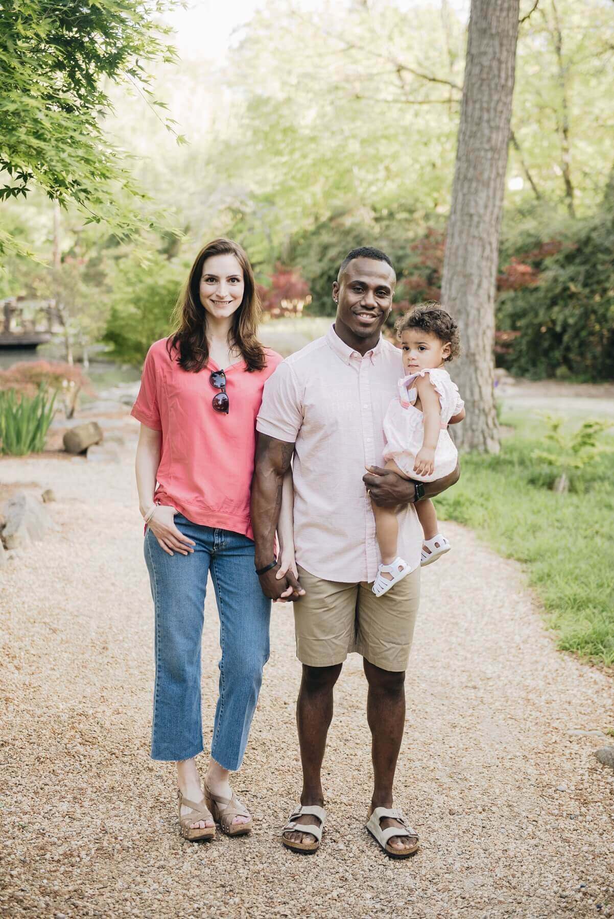 From <a href="https://styleblueprint.com/birmingham/guide/alabama-outdoors/" target="_blank" rel="noopener">Alabama Outdoors</a>: Pink tee, $80; Retro crop jeans, $188; Wedges, $ ; Sunnies, $$128; Striped shirt, $69; Khaki shorts, $59; Sandals, From b.kids: Pink dress, $62. 