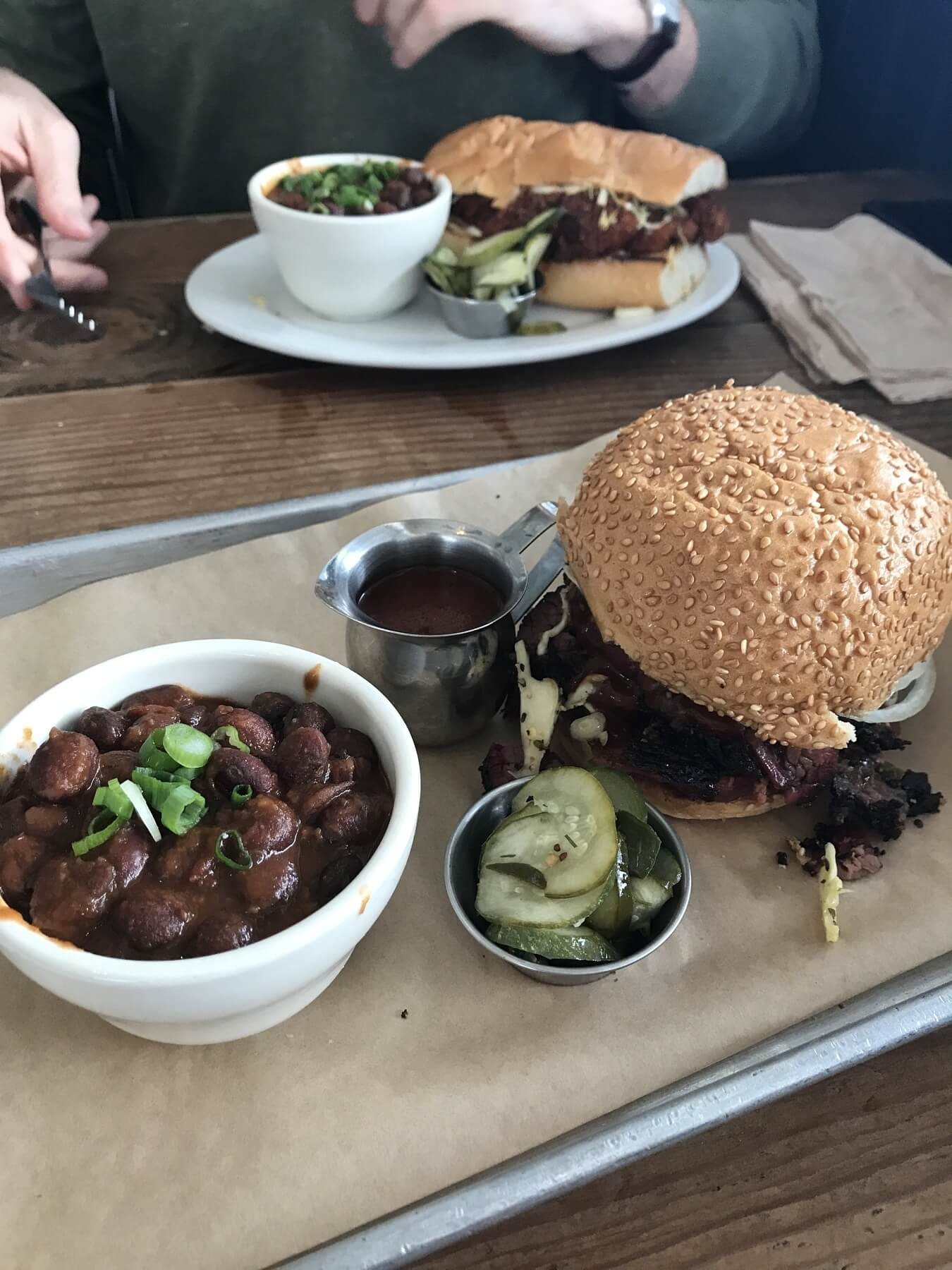 The Fremont Diner smokes all their meats onsite, like good ole Southern boys! The Fremont Diner smokes all their meats onsite, like good ole Southern boys!