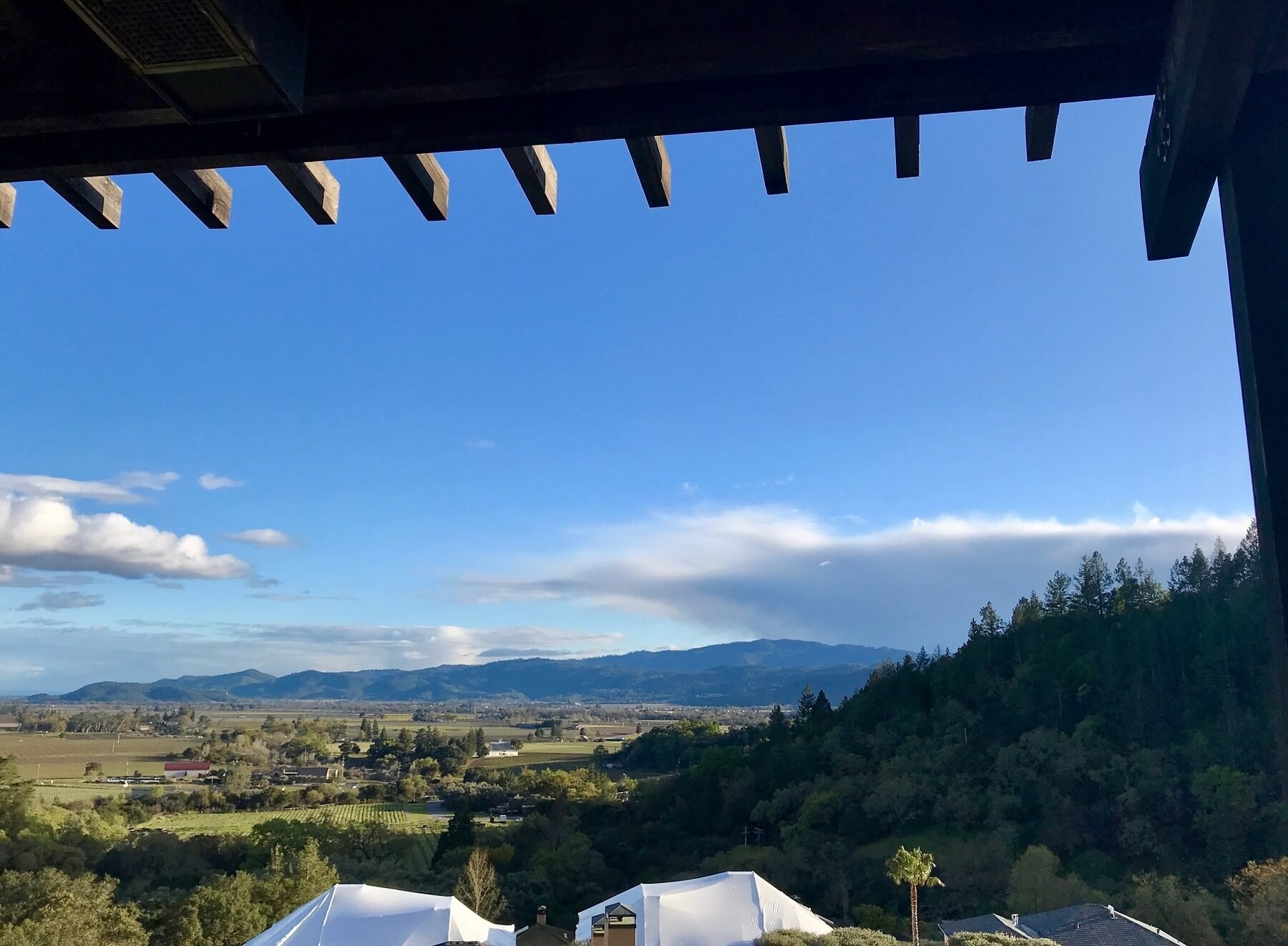 The view from Auberge du Soleil is hard to beat. Even if you aren't staying at the resort, it is a fabulous spot to grab a cocktail. The view from Auberge du Soleil is hard to beat. Even if you aren't staying at the resort, it is a fabulous spot to grab a cocktail.