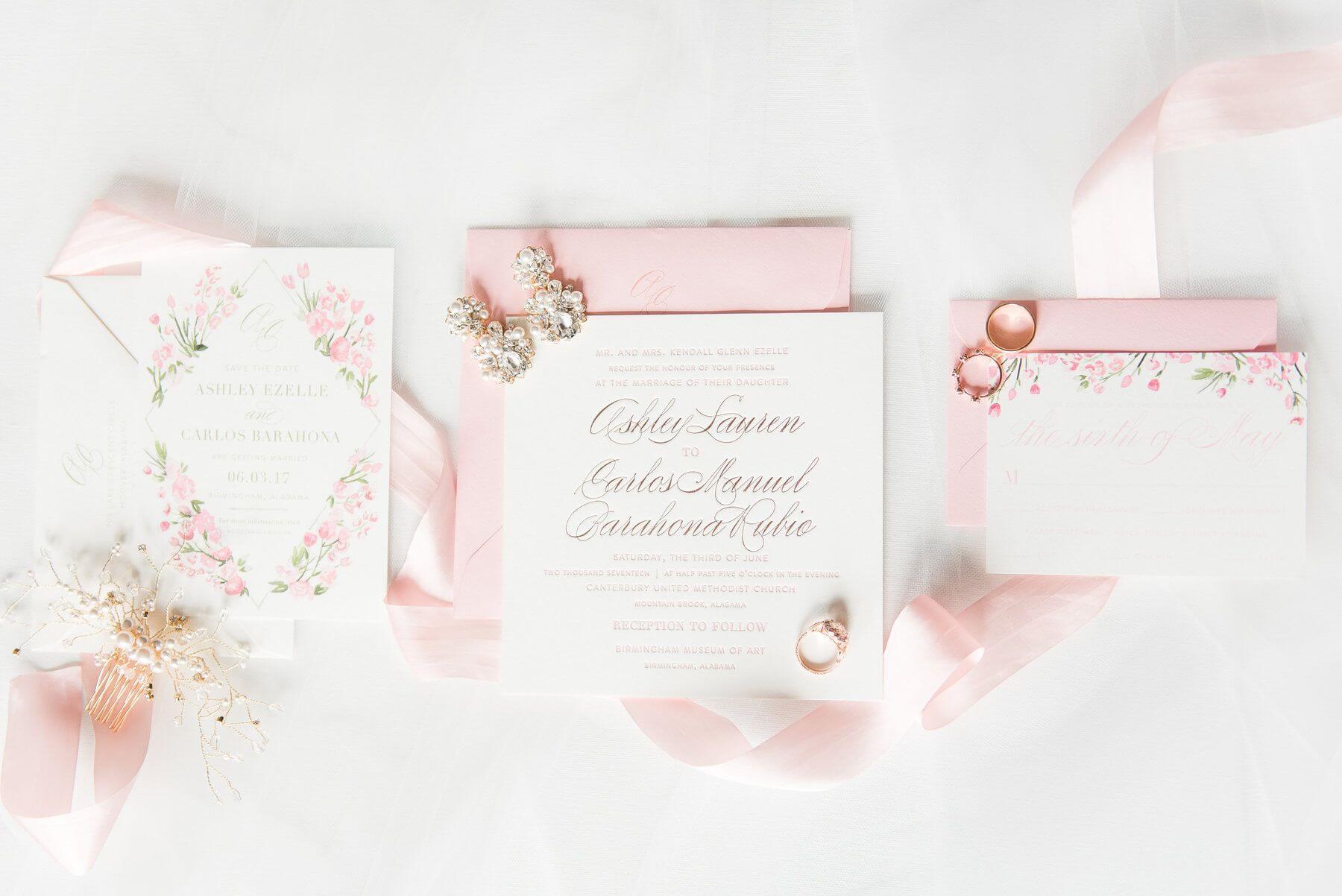Ashley and Carlos’ paper suite, which is equal parts elegance and whimsy, gave guests a perfect peek into the gorgeous day to come.
