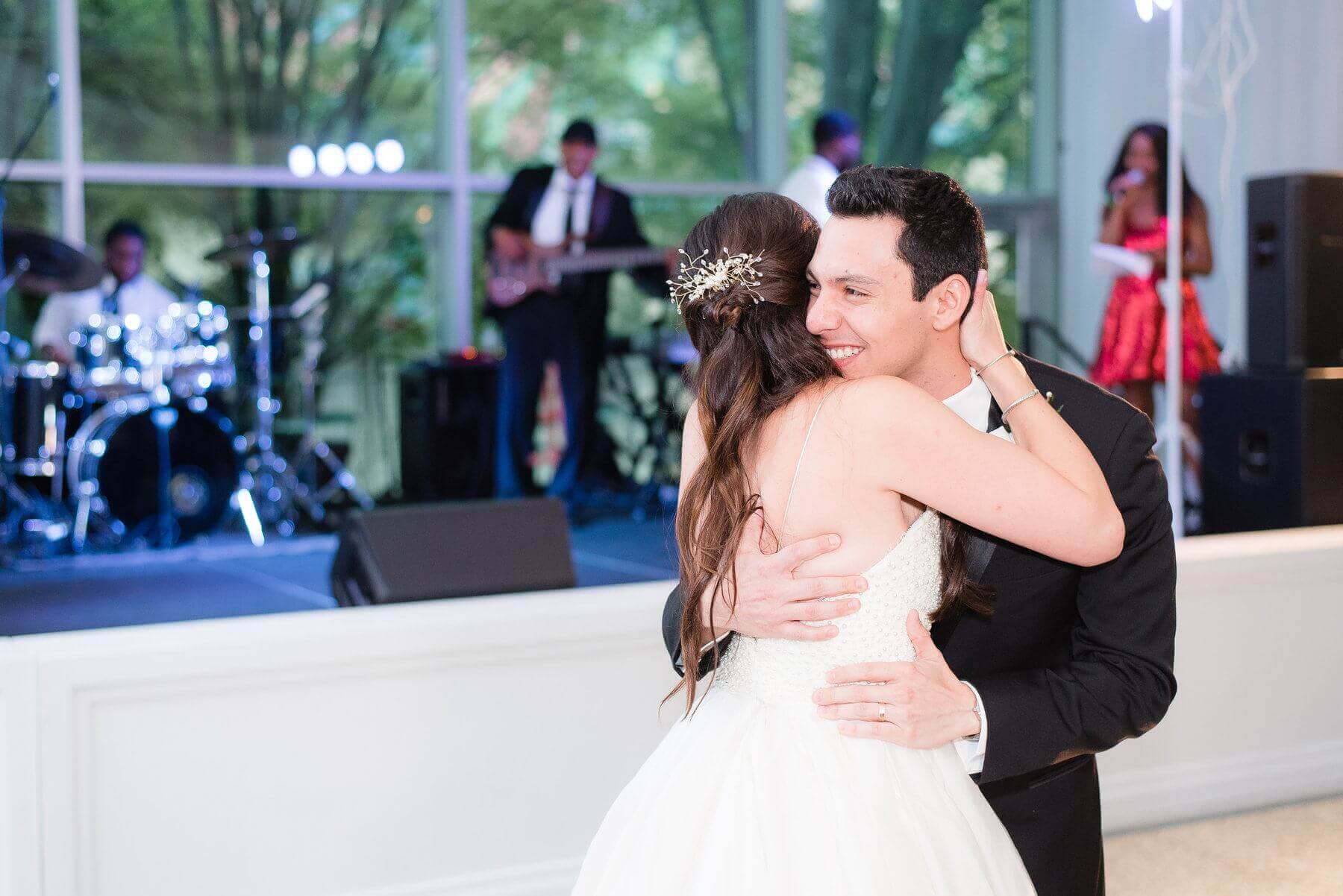 Mr. and Mrs. Barahona share their first dance to “Unchained Melody” by The Righteous Brothers.