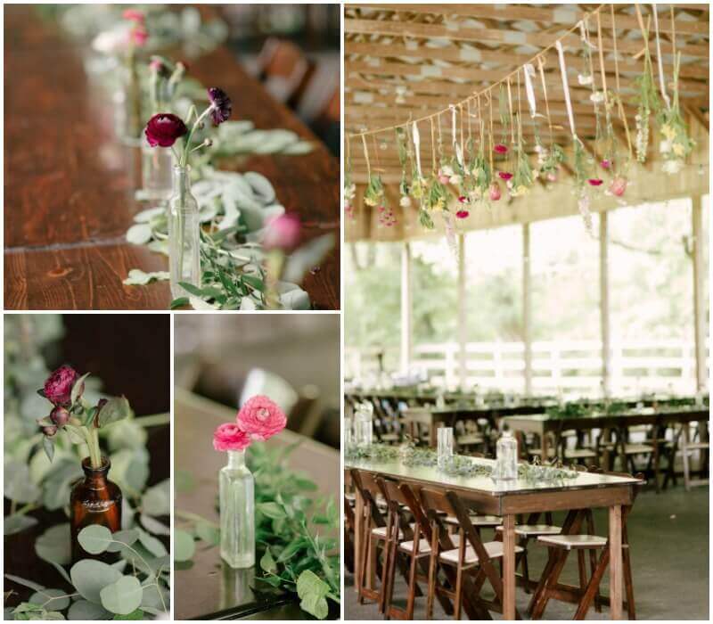 The floral designs by Blooms by Essential Details were simple yet stunning, showcasing their undeniable artistry. romantic bohemian wedding