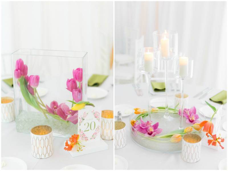 Ashley didn’t have specific flowers in mind, but she knew she wanted something different. She put the rest in Hothouse Design Studio's hands and the result is simply breathtaking.