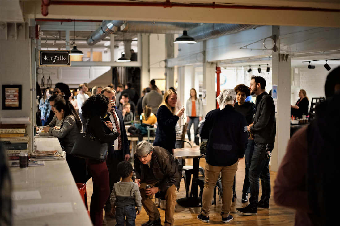 The South Main Market is the place to be on Trolley Night. Stop by for art and good food. Image: Ronnel Bowens for Food Drank Culture
