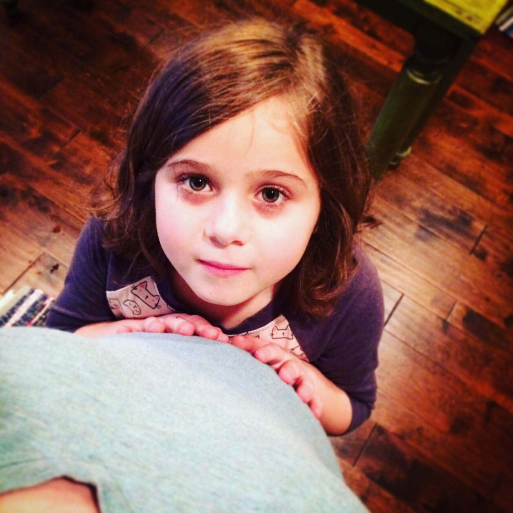 Caroline's daughter, Molly, and baby Joseph (in utero) 