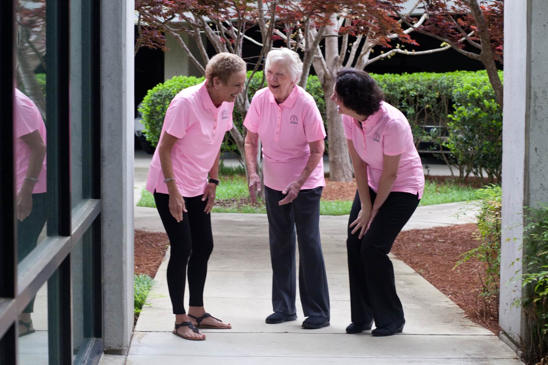 "We have a great time, and the best part is seeing all the volunteers each year," says Leigh.