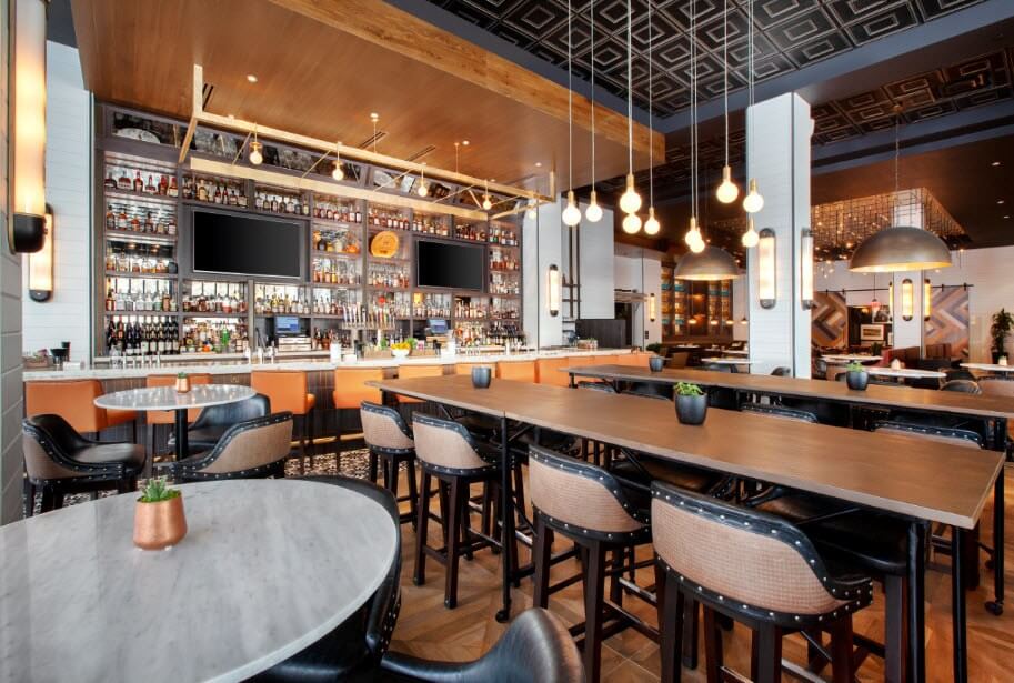 Wash down the day with a craft cocktail, beer, wine or a bourbon from one of several local distilleries. Porch