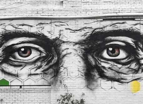 This mural is even more beautiful in person and a unique, artistic shot for Instagram. This mural is even more beautiful in person and a unique, artistic shot for Instagram.