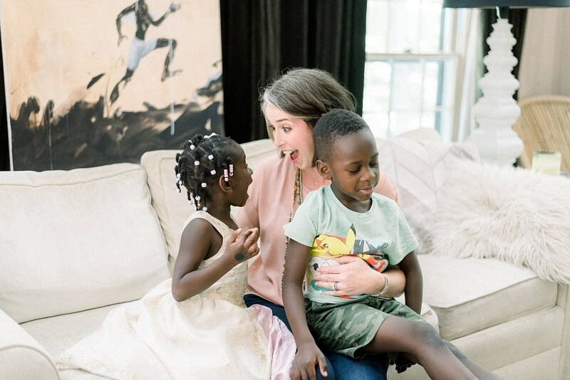 "Life with four kids under eight — twins and ‘twiblings’ — is certainly chaotic, but after nearly three years as a family of six, I truly couldn’t imagine our family any other way," says Wellon. Wellon Bridgers