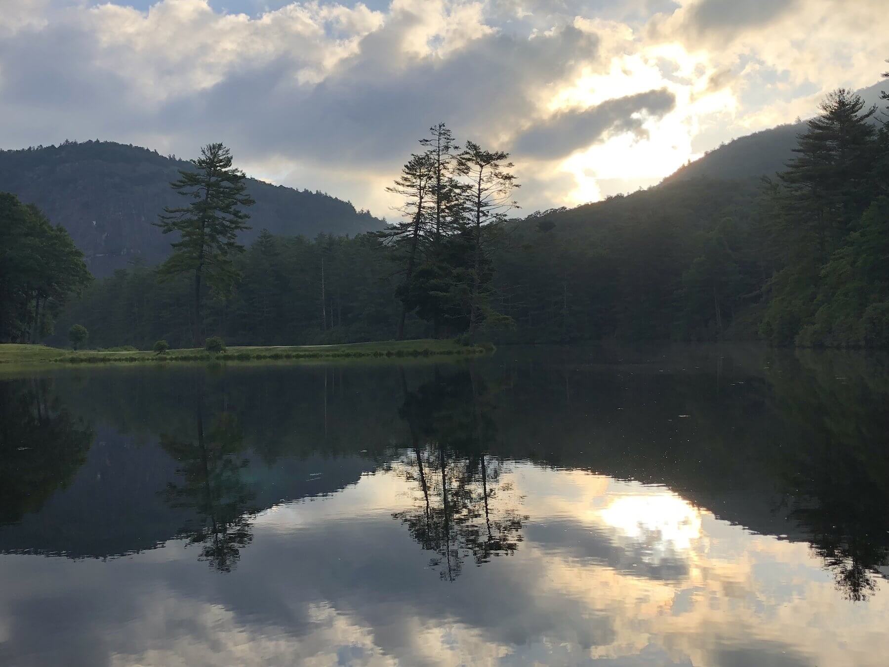 You can't beat a beautiful Carolina sunrise! This one is the view from High Hampton.