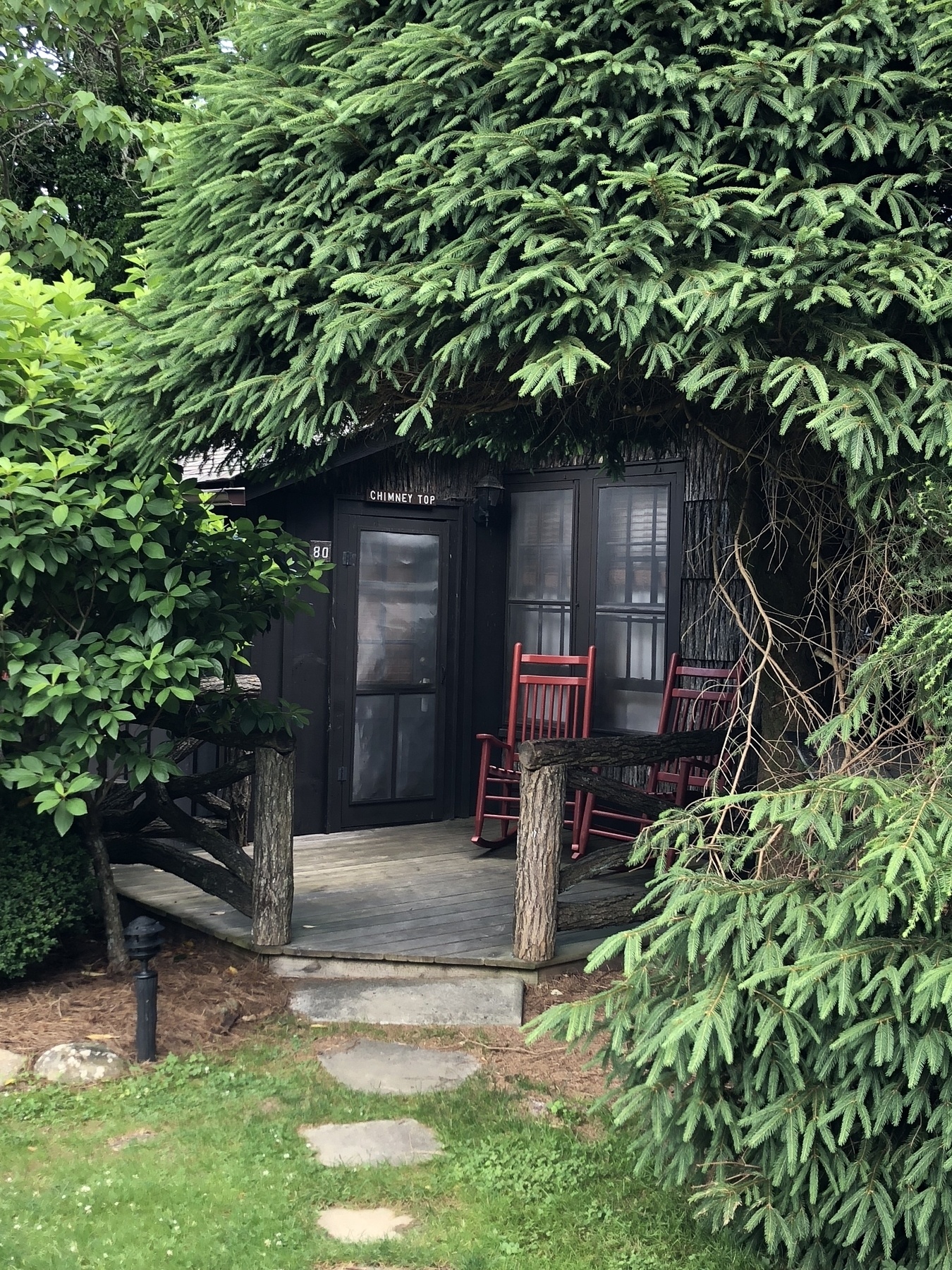 Sit a spell on the porch at High Hampton.