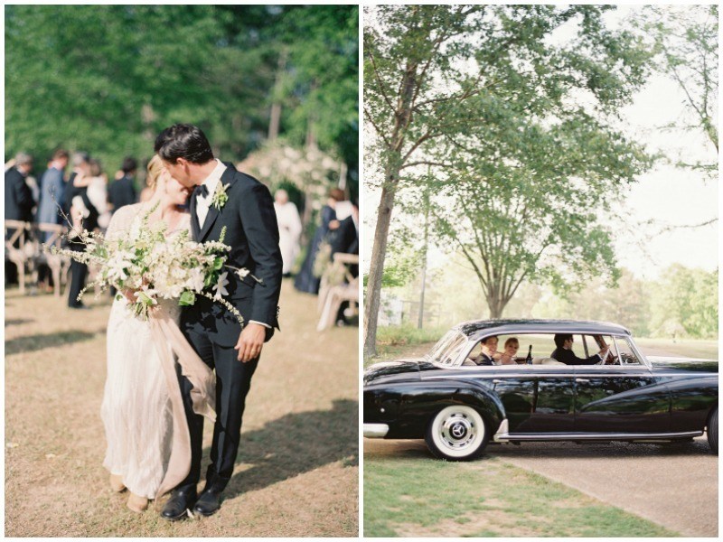 Marie and Edward make their way to the reception at Bottega.