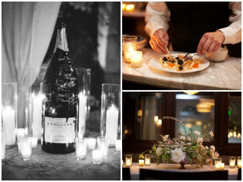 Marie and Edward's candlelit evening among their most beloved family and friends was simply unforgettable.