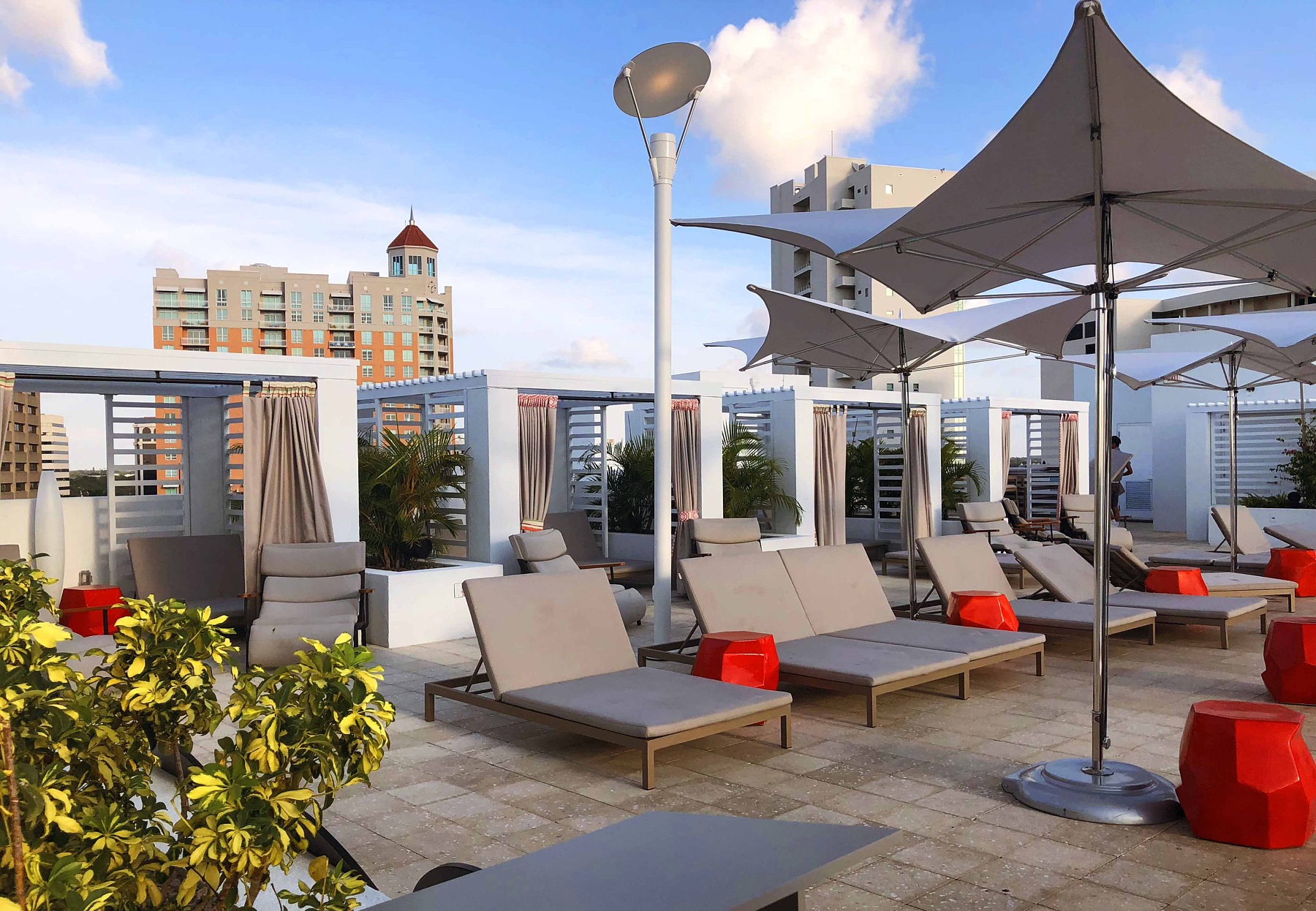The rooftop pool at Art Ovation showcases fantastic views of the city and beyond. Image: Nicole Letts
