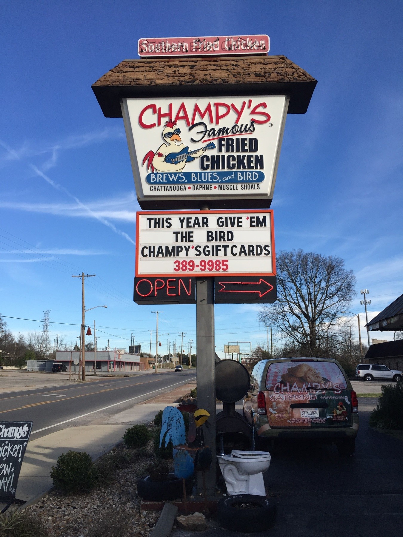 Champy's has delicious food and fantastic decor to check out. | Image: Ashley Haugen