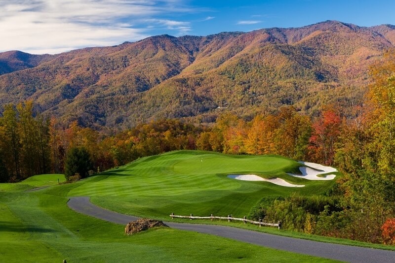 Balsam Mountain Preserve 6 Green approach Photo Credit Balsam Mountain Preserve e1538068548997