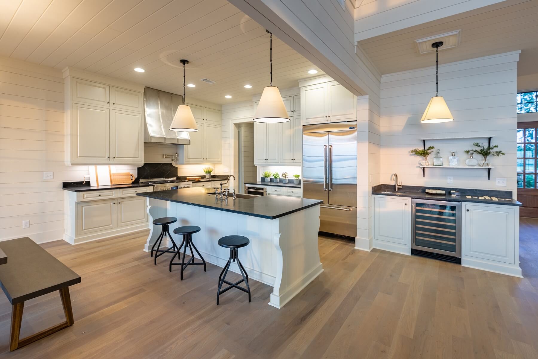 Kitchen interior- Russel Lands on Lake Martin
