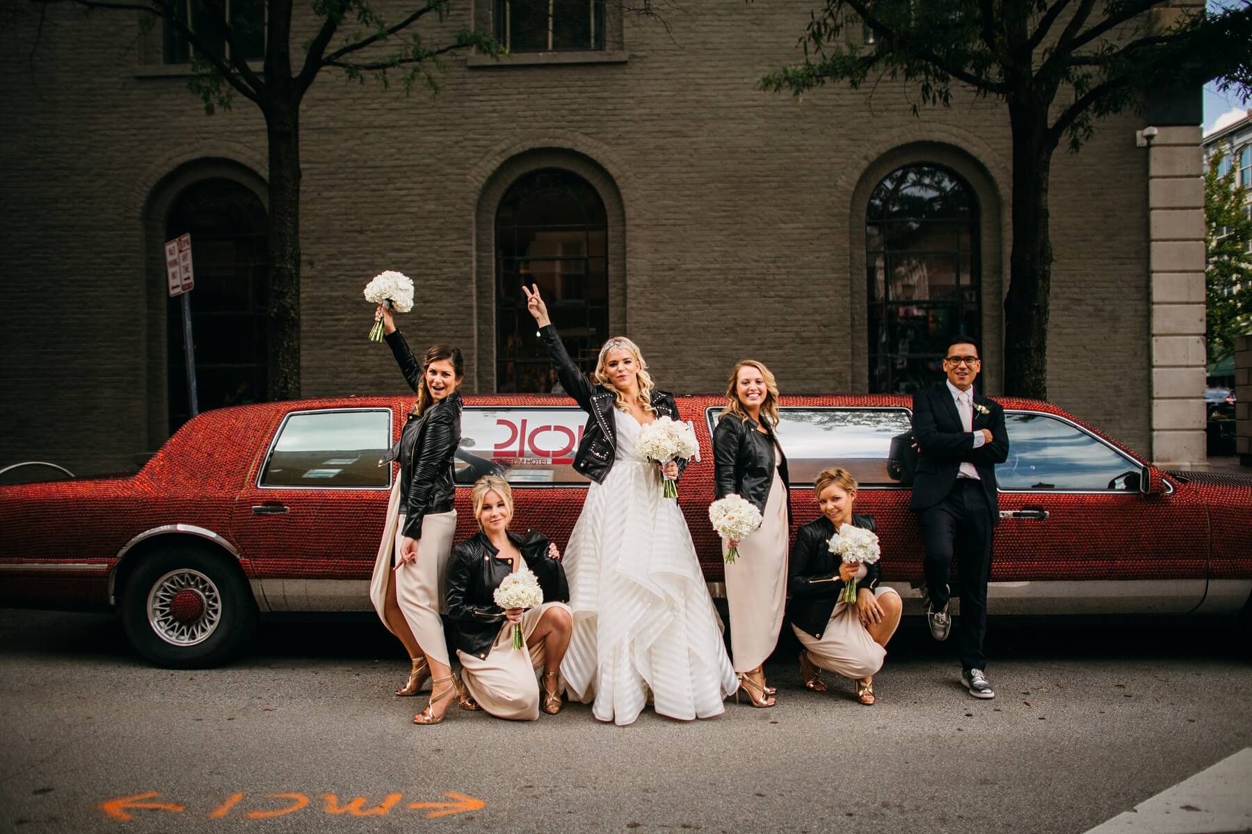 A 21c Museum Hotel Rooftop Wedding & Rockstar Reception