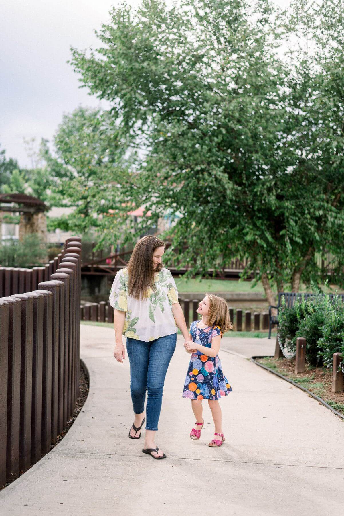 Amanda Adair and her daughter Caroline enjoy an afternoon together. Caroline is a typical six-year-old girl, entering first grade and keeping busy with cheerleading and other activities. Amanda Adair and her daughter Caroline enjoy an afternoon together. Caroline is a typical six-year-old girl, entering first grade and keeping busy with cheerleading and other activities.