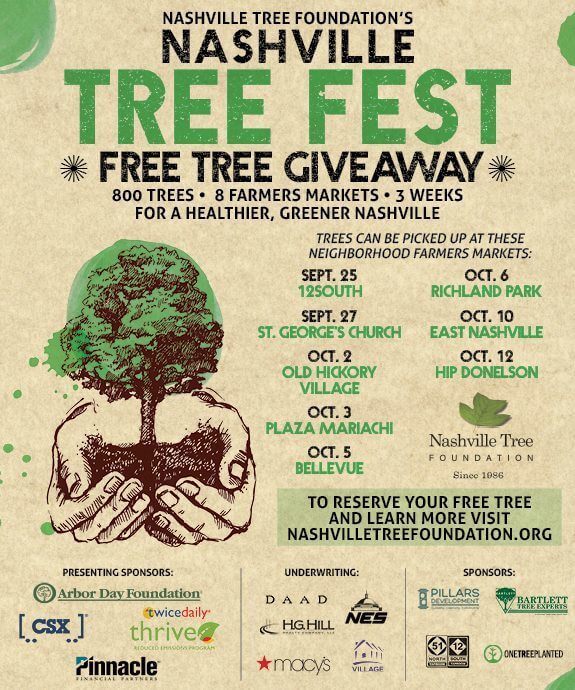 Belle Meade Blue Lights, Greenway Growth, Free Trees & More: 4 Nashville Initiatives Belle Meade Blue Lights, Greenway Growth, Free Trees & More: 4 Nashville Initiatives