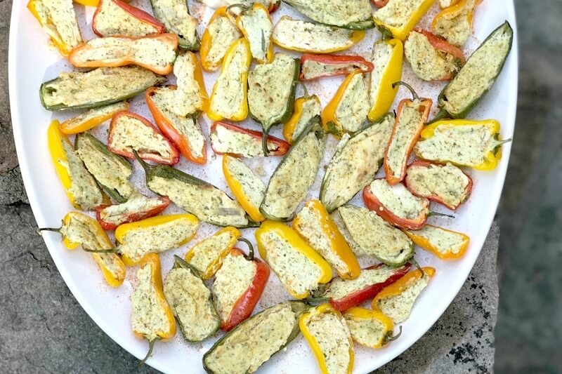 RECIPE: Super Easy Stuffed Mini Pepper Appetizer