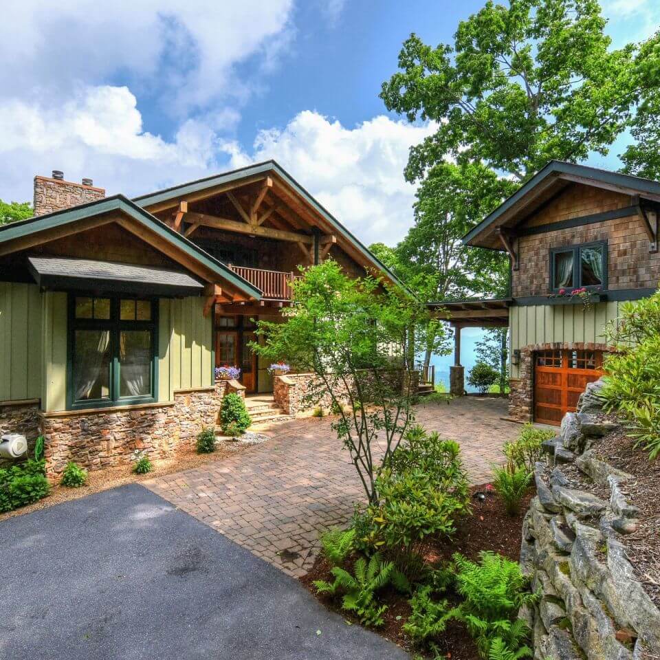 Homes are purposefully built at Balsam Mountain Preserve, designed to let the homes mingle seamlessly with nature.