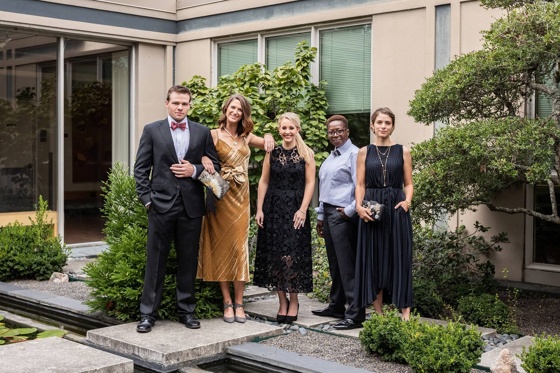 The staff of Memphis Botanic Garden is ready for a night out in their cocktail attire. 