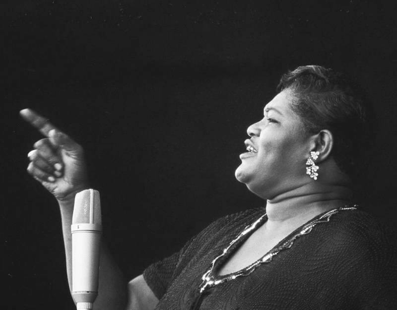 Standing at six feet tall and weighing more than 300 pounds, Willie Mae got her nickname "Big Mama" almost instantly after taking the stage. Image: Dave Allen Standing at six feet tall and weighing more than 300 pounds, Willie Mae got her nickname "Big Mama" almost instantly after taking the stage. Image: Dave Allen