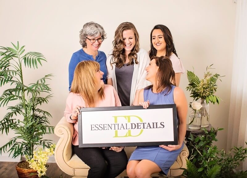 Nancy feels it is imperative to surround yourself with people you enjoy and love to work with, even at the office. The Essential Details team gets the job done and has fun doing it.