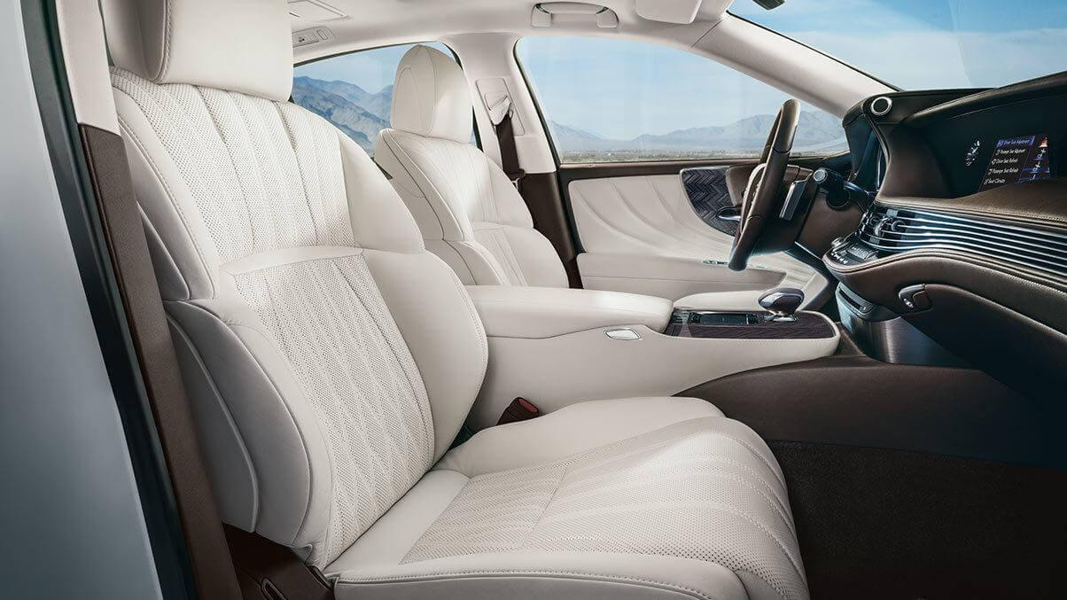 The 28-way adjustable seats should get you the exact level of comfort you require, but just to be sure, you can also get the built-in shiatsu-action massager in both the front and back seats of the LS. The 28-way adjustable seats should get you the exact level of comfort you require, but just to be sure, you can also get the built-in shiatsu-action massager in both the front and back seats of the LS.