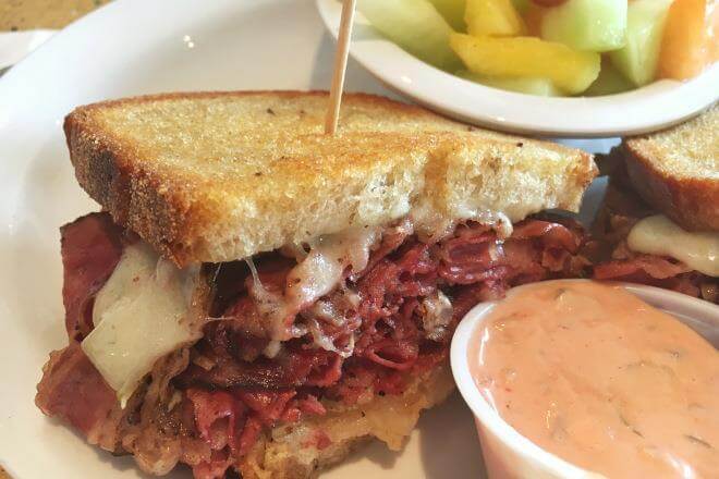 Reuben sandwich from Noshville