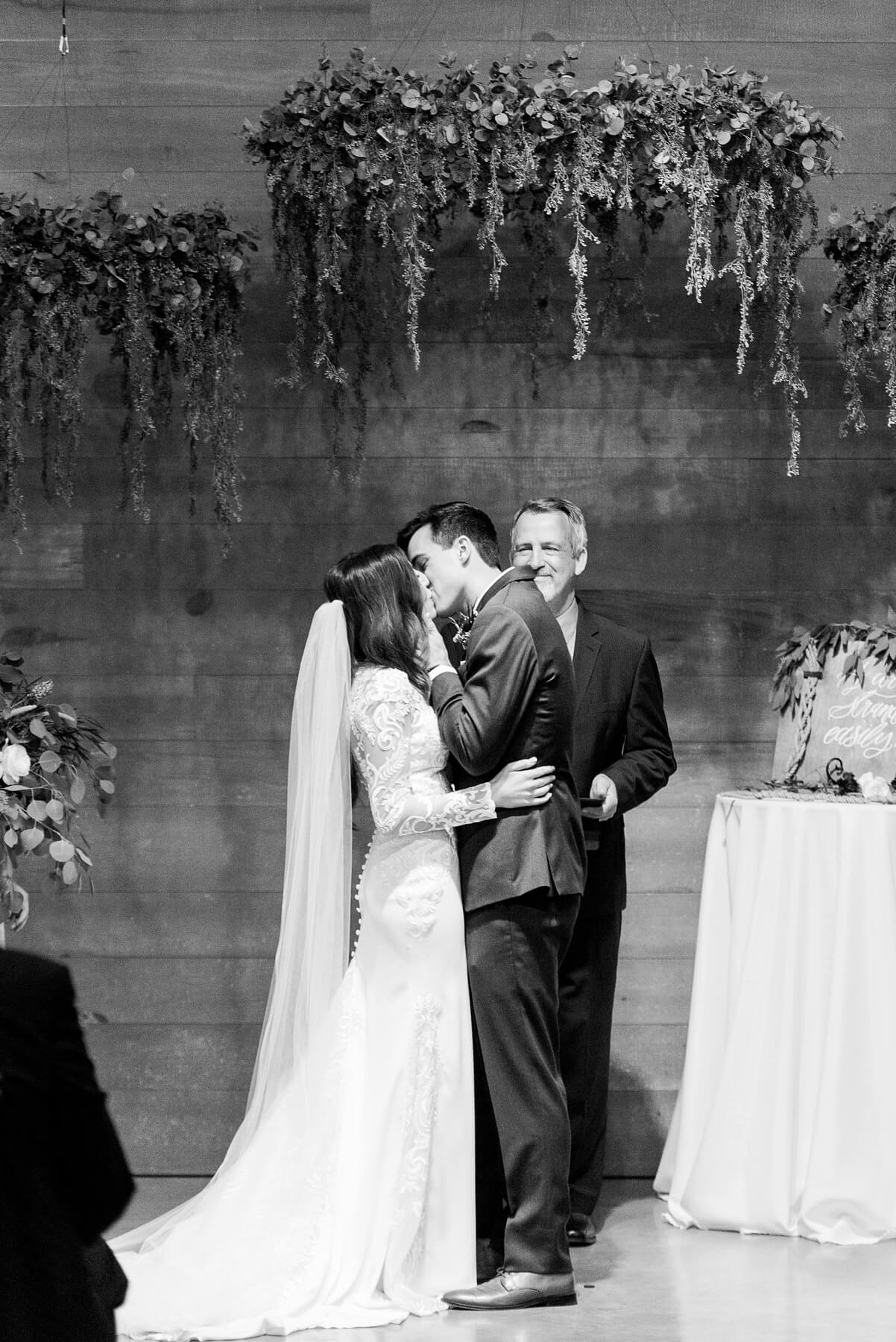 A blessing and a kiss and Pierson and Ashley are Mr. and Mrs.!
