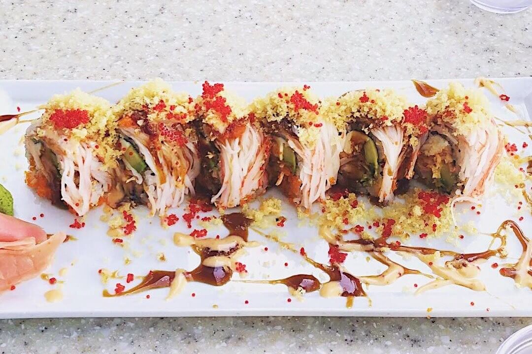 The owner threw together a special roll for us! Hidden Gems even locals dont know about