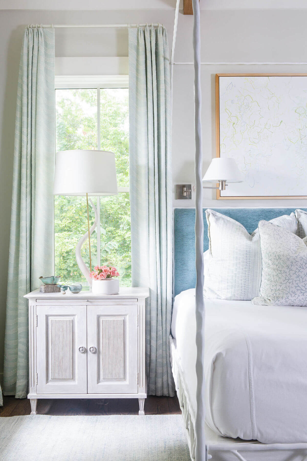 Bright, white and calming! 
