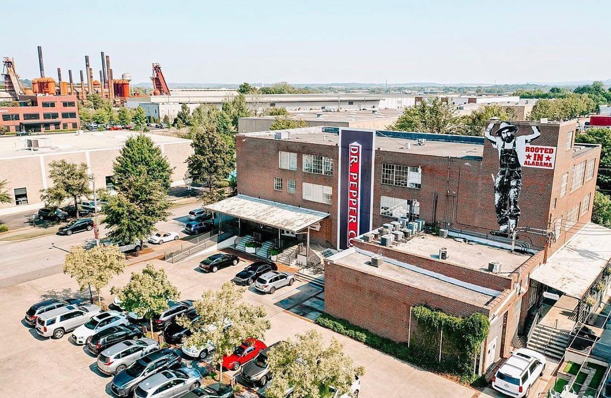 Enjoy the warm weather at any (or all!) of these fun-filled Birmingham events. Image: Pepper Place Aerial view of Pepper Place
