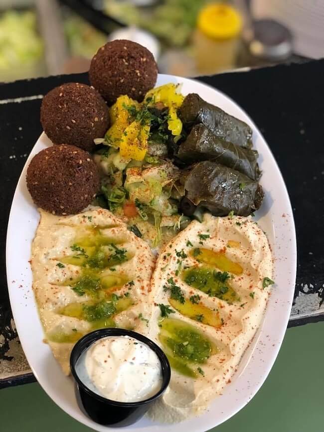 We highly recommend their hummus! It's made fresh daily and has a perfectly spicy kick. Image: The Falafel House hidden gems even locals don't know about