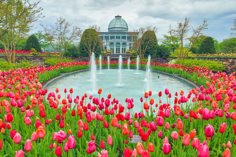 Celebrate spring at A Million Blooms at Lewis Ginter Botanical Garden. Image: Tom Hennessy, Lewis Ginter Botanical Garden A Million Blooms at Lewis Ginter Botanical Gardens, a Southern May event