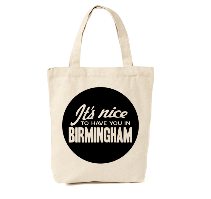 BHAM tote, $16, at Yellowhammer Print Shop | Image: Yellowhammer Print Shop Birmingham FINDS April: tote bag from Yellowhammer Print Shop